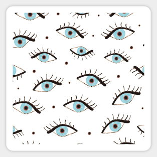 Beauty blue eyes Sticker